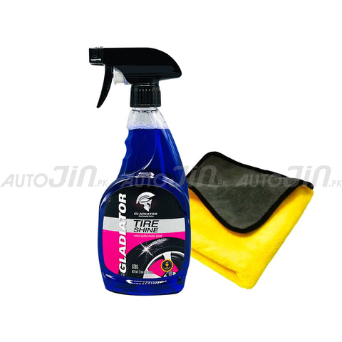 Gladiator Tire Shine GT85 - 500ML & Microfiber Towel