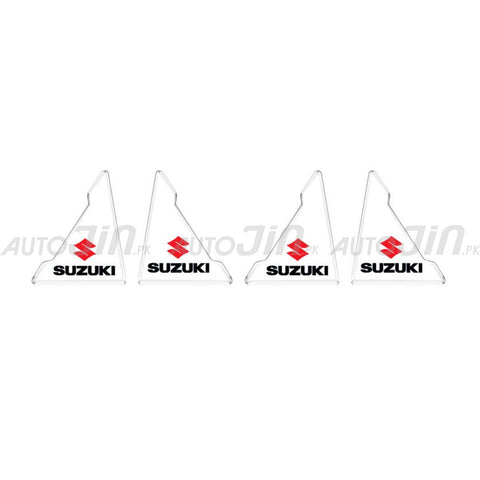 Suzuki Logo Transparent Car Door Corner Protector 4 Pcs