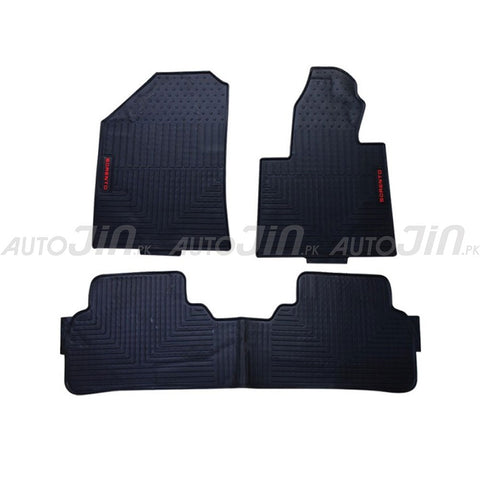 Kia Sorento Latex Imported Rubber Floor Mats Black 2021-22