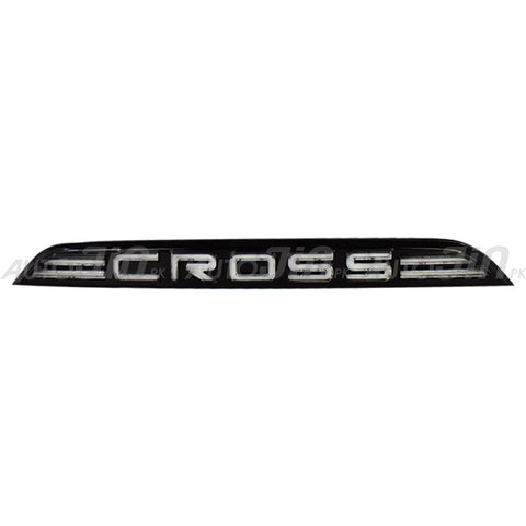 Toyota Corolla Cross Trunk Garnish Chrome Black with LED