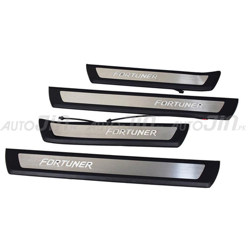 Toyota Fortuner 2016-19 Sill Plates with LED