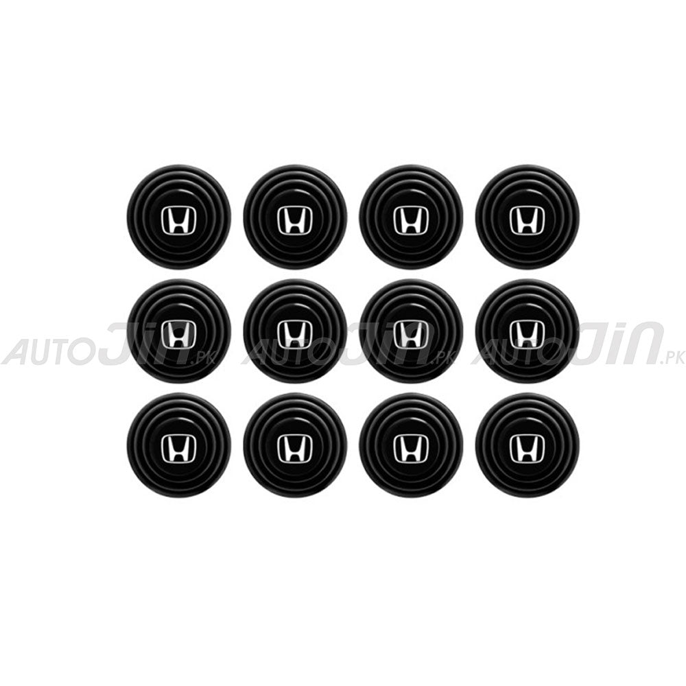 Honda Logo Shock Absorber Rubber For Multi Use Pack of 12