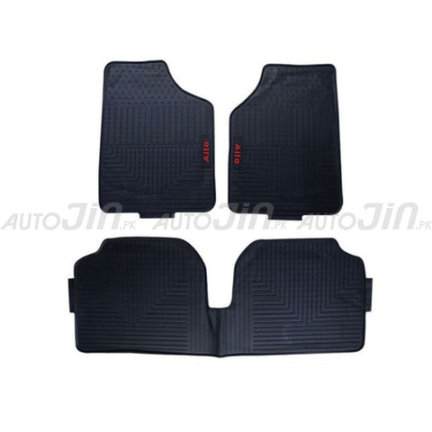 Suzuki Alto 2019-24 Latex Imported Rubber Floor Mats Black