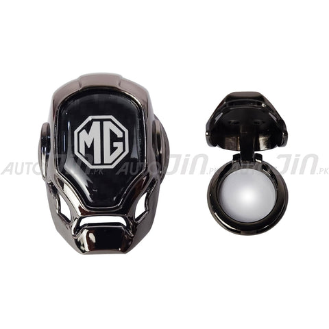 MG Logo Engine Start Stop Switch Button Push Button Cover Carbon