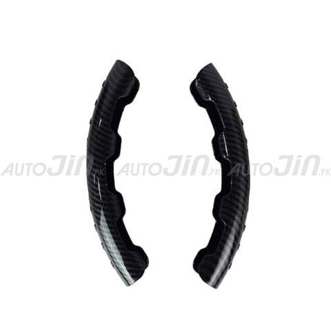 Sport Style Steering Wheel Grip - Carbon Fiber