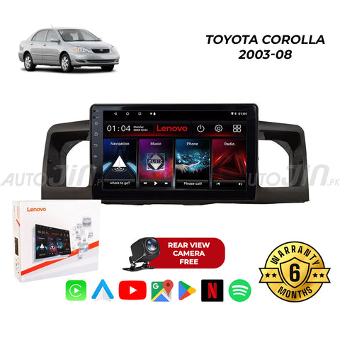 Toyota Corolla 2003-08 Android Touch Screen Multimedia Android Player GPS - Wi-Fi - Navigation - Mirror Link(6 Month Warranty) Free Rear View Camera