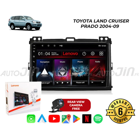Toyota Land Cruiser Prado 2002-09Android Touch Screen Multimedia Android Player GPS - Wi-Fi - Navigation - Mirror Link(6 Month Warranty) Free Rear View Camera