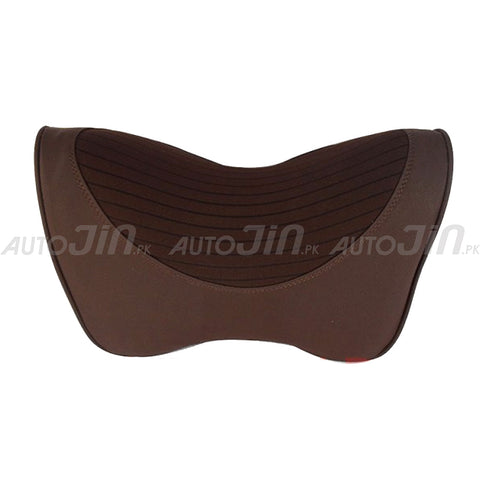 Neck Support Memory Foam Cushion - Brown