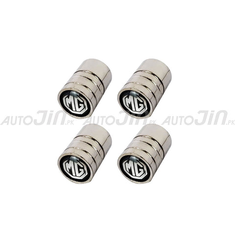 MG Logo Car Wheel Tire Valve Caps - 4 Pcs