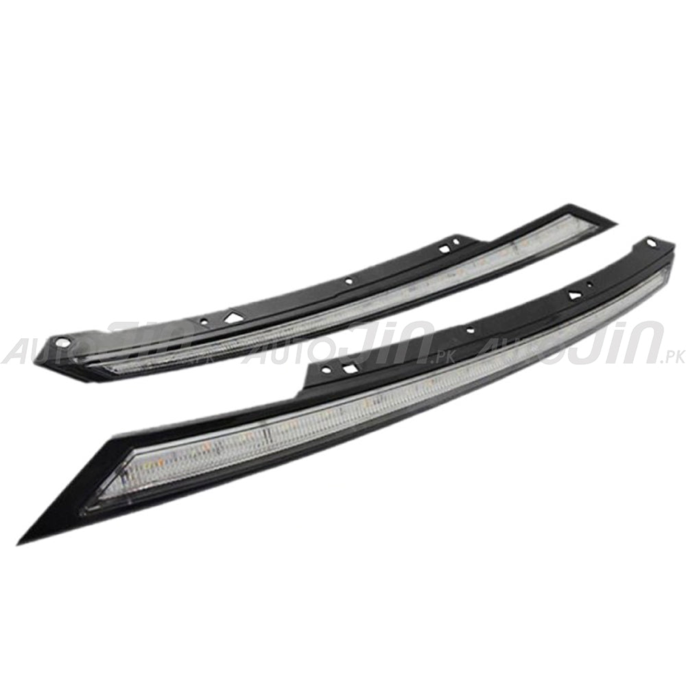 For 2016-2019 Honda Civic Pair Chrome Full LED DRL Headlights – Plug & Play, Factory Style
