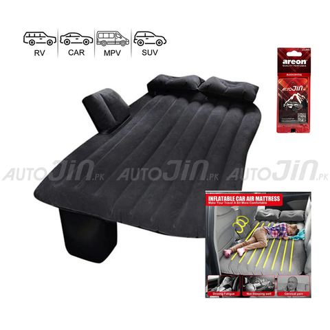 Car Back Seat Inflatable Air Mattress Bed High Quality Free Areon Autojin Black Crystal Hanging Card Perfume