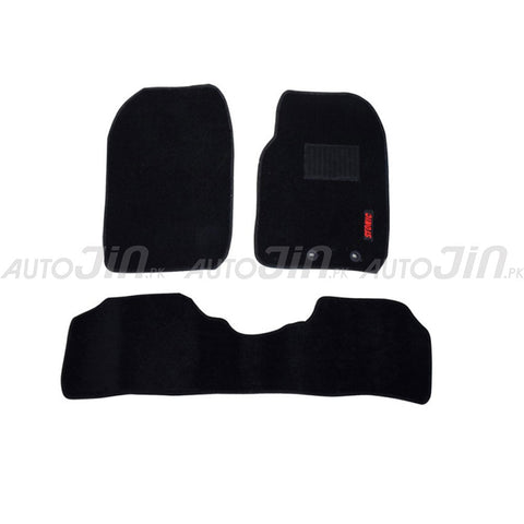 Kia Stonic 2021-22 Floor Carpet Mats Black - 3pcs