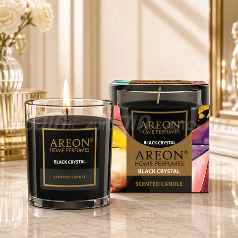 Areon Home Perfume Candle - Black Crystal - 120g