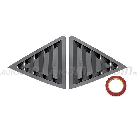 Toyota Corolla 2014-19 Side Vent Window Scoop Louvers Cover Trim Protector