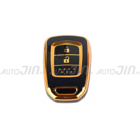 Exclusive Gold-Line Honda BR-V TPU Key Cover