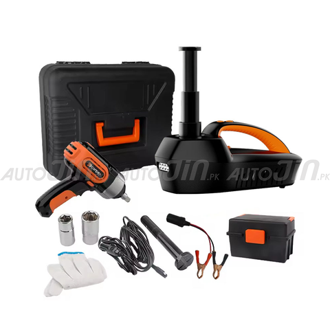 Conpex 4-in-1 Electric Car Jack 5-Ton 12V Effortless Jack Kit