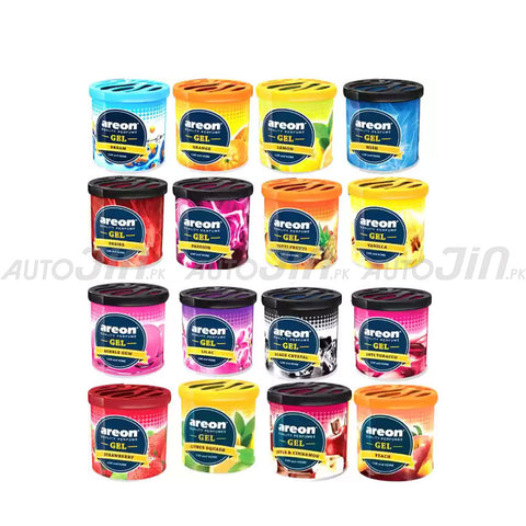 Areon Gel Pack of 3 - Multi Fragrance - Car - Home - Office