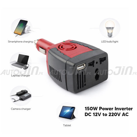 Car Power Portable Inverter Converter DC to AC 150w