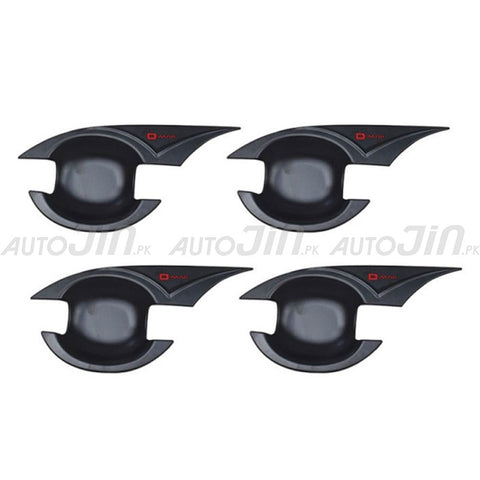 Isuzu D-Max Door Handle Bowls Black - Model 2018-2020