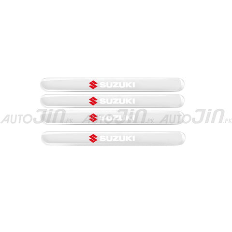 Suzuki Logo Rubber Door Handle & Mirror Protector Transparent