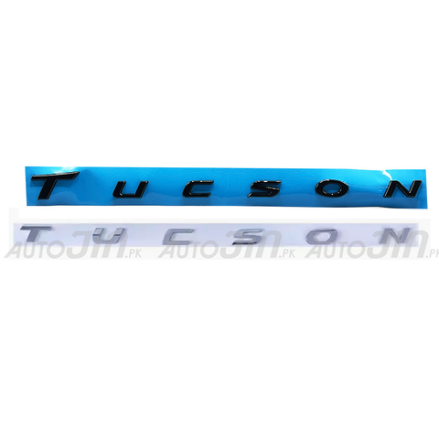 Hyundai Tucson 3D Letters Stickers Logo Emblem Alphabets Decals Bonnet