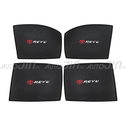 Toyota Hilux Revo 2016-20 High Quality Sunshades with Logo