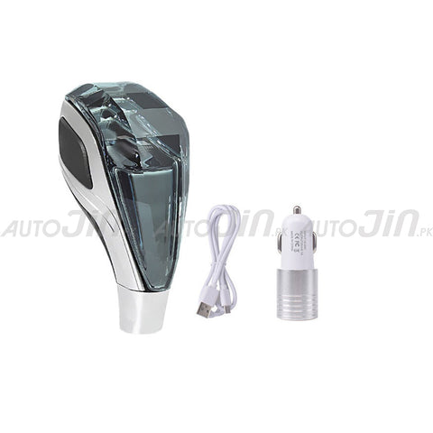 Crystal Car Gear Shift Knob With LED - Toyota Logo - RGB Led Touch Lighting Transparent Gear Knob