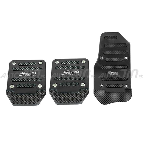 Aluminum Alloy Pedal Pads For Manual (Black)