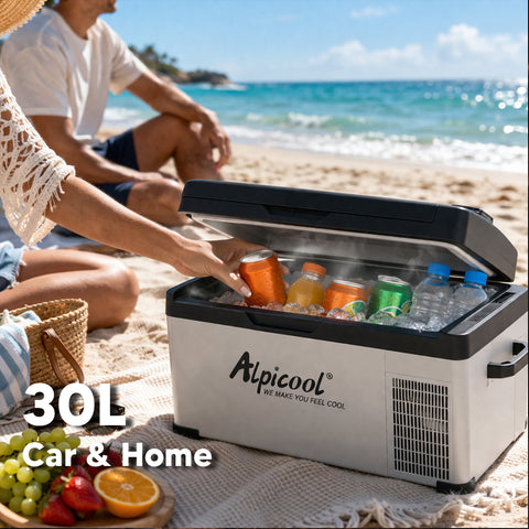 Alpicool 30L Car Refrigerator AC 12V DC 24V