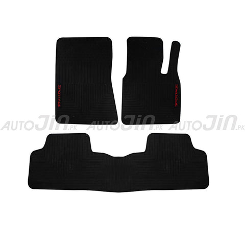 KIA Sportage Imported Rubber Floor Mats Black 2019-21