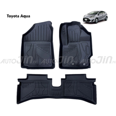Toyota Aqua TPE Floor Mats Premium