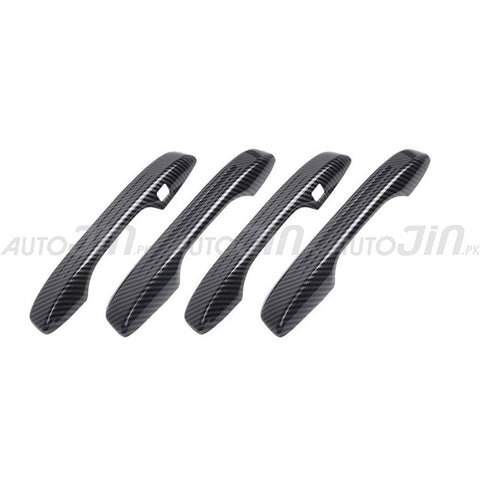 Honda Civic 2022-23 Carbon Fiber Door Handle - 4PCS