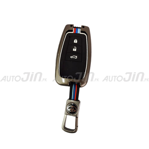 Toyota Fortuner 2016-20 Key Cover With Metal Shell