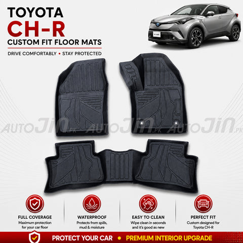 Toyota CHR TPE Floor Mats Premium