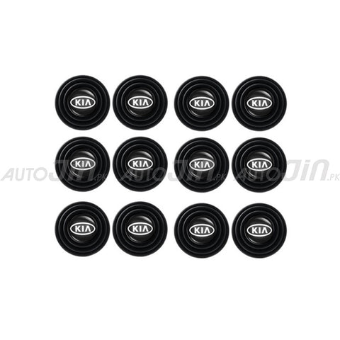 Kia Logo Shock Absorber Rubber For Multi Use Pack of 12