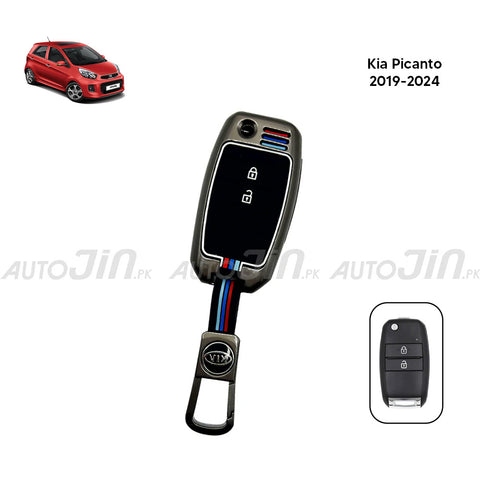 Kia Picanto 2019-2024 Key Cover With Metal Shell