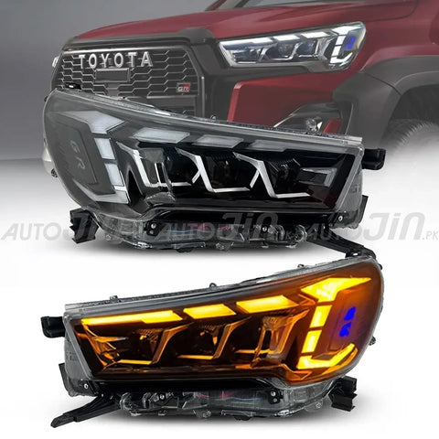 Toyota Hilux Revo GR Sport Style LED Projector Upgrade Headlights