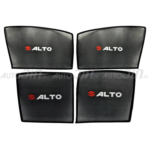 Suzuki Alto 2019-24 High Quality Sunshades with Logo