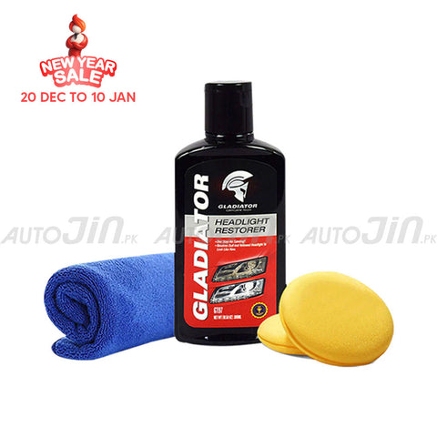 Gladiator Headlight Respawn Kit  2 Pads & Microfiber Cloth