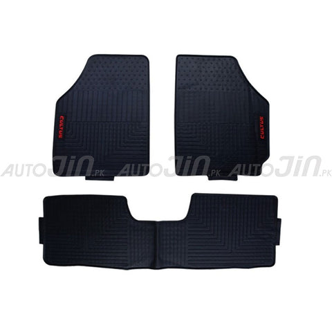 Suzuki Cultus 2017-22 Latex Imported Rubber Floor Mats Black