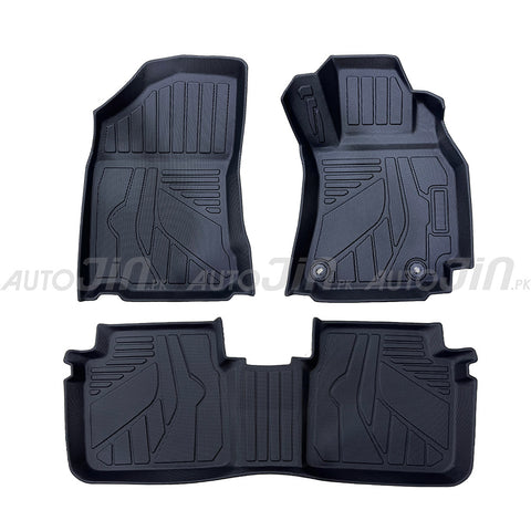 Toyota Corolla 2014-2023 TPE Floor Mats Premium