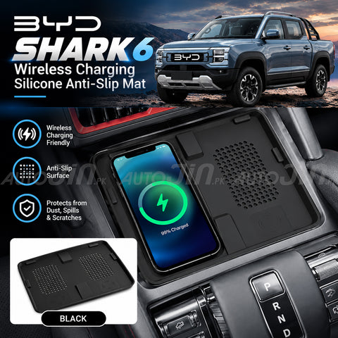 BYD Shark 6 2025-2026 Wireless Charging Silicone Anti-Slip Mat