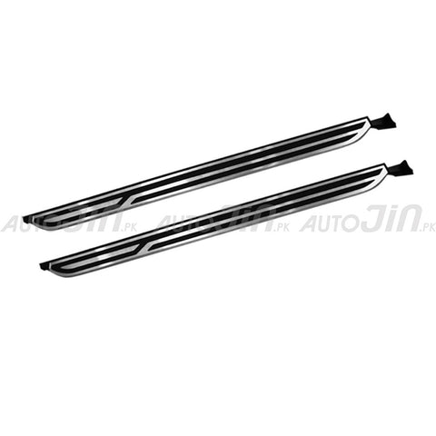 Toyota Corolla Cross Premium Side Steps - Running Boards - Chrome & Black