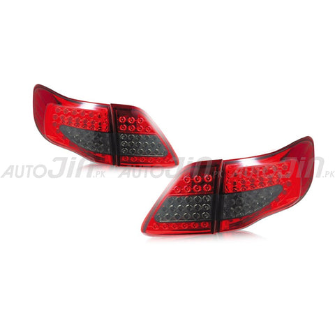 Toyota Corolla 2008-14 Tail Lights Red and Smoke