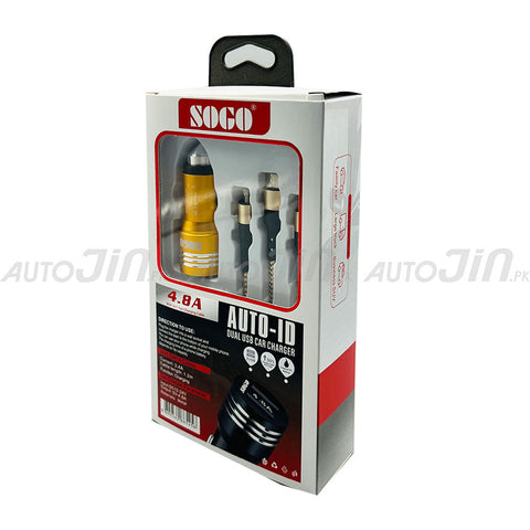 Sogo Fast Car Charger 3 in 1