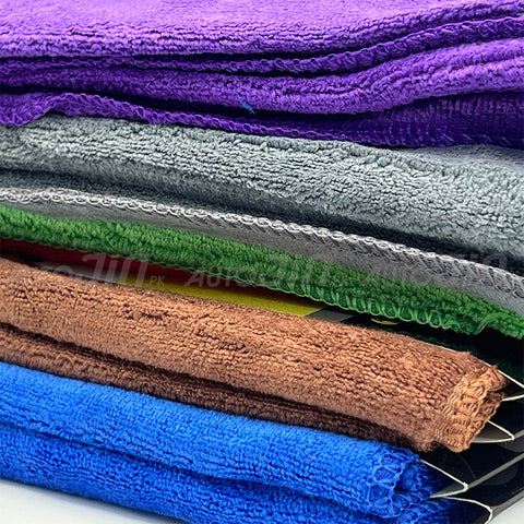 Microfiber Cloth For Car (Pack of 10)