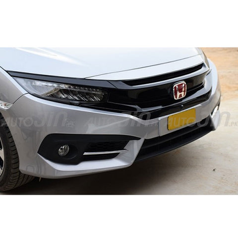 Honda Civic 2016-21 Fog Lamp Chrome Trim