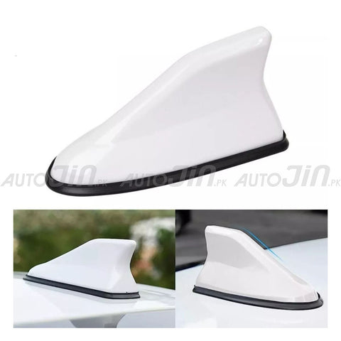 Universal White Car Shark Fin Antenna Decoration
