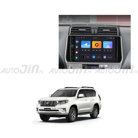 Toyota Land Cruiser Prado 2018-21 Android Touch Screen Multimedia Android Player GPS - Wi-Fi - Navigation - Mirror Link(6 Month Warranty)