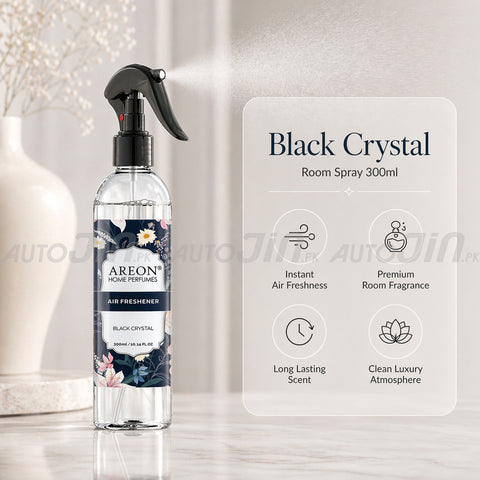 Areon Room Spray - Black Crystal - 300ML